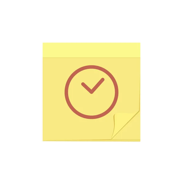 Comentario mensaje nota tarea temp time icon — Archivo Imágenes Vectoriales