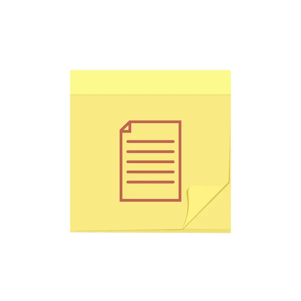 コメント ドキュメント ファイル メッセージ メモ タスク アイコン — ストックベクタ