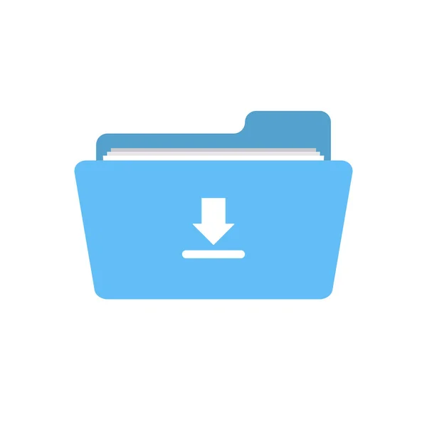 Arrow disk download folder downloads get icon — стоковый вектор