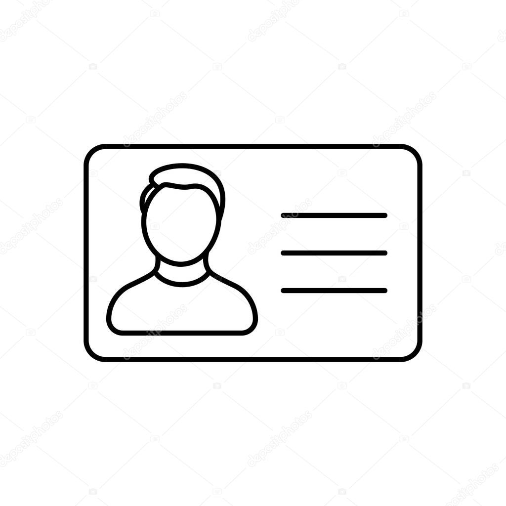 Account, card, login, male, man, profile, user icon
