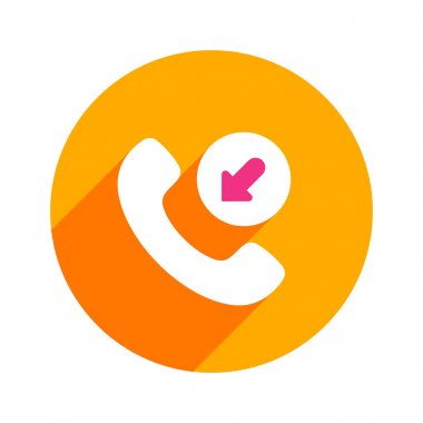 Ok arama kolu ahize telefon telefon telefon simgesi