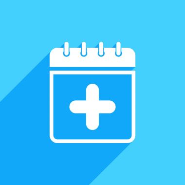 Takvim simgesini Ekle işareti ile. Takvim simgesini ve yeni, artı, pozitif kavram