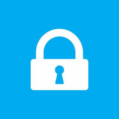 Kilit simgesi, parola, koruma, güvenlik sembolü   