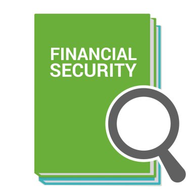 Koruma kavramı: Kelime Finansal güvenlik ile optik cam büyütme