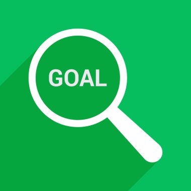 Pazarlama kavramı: Kelime hedefi ile optik cam büyütme