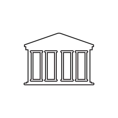 Banka simgesi. Maliye Binası.