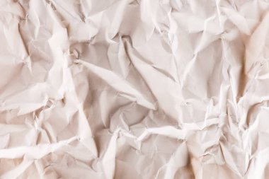 close-up shot of crumpled paper for background clipart