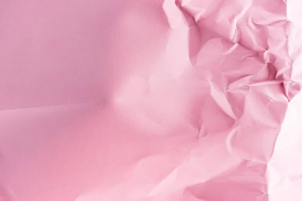 Close Shot Crumpled Pink Paper Background — Stock Photo, Image