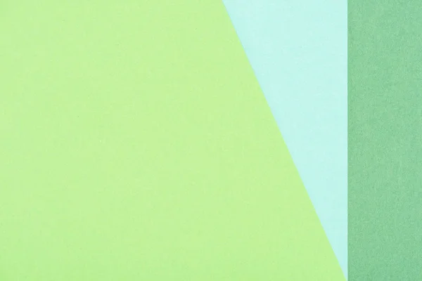 背景の緑と青の紙層のクローズ アップ ショット — ストック写真