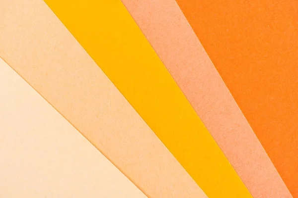 Close Shot Orange Shades Paper Layers Background — Stock Photo, Image