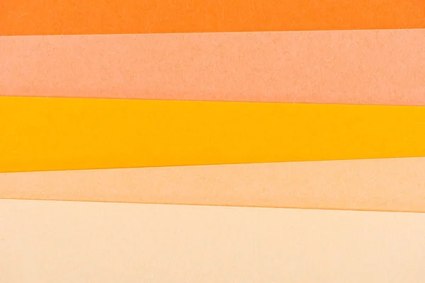 Zbliże Orange Shades Warstwy Papieru Dla Tła — Zdjęcie stockowe