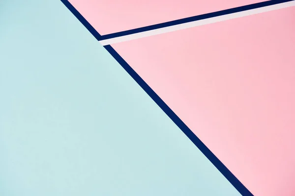 Fondo Abstracto Tonos Pastel Rosa Azul Con Líneas — Foto de Stock