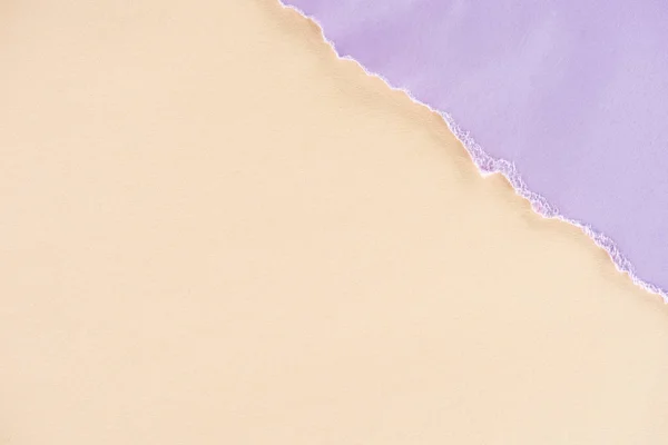 Close-up shot of beige and lilac papers texture for background — Stock Photo