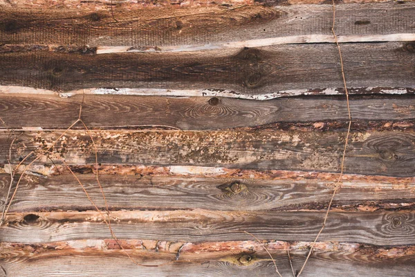 Brun vieux fond rayé en bois — Photo de stock