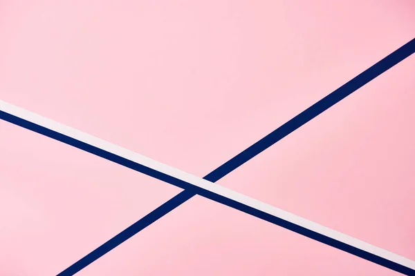 Abstract pink pattern with blue and white lines — Stock Photo