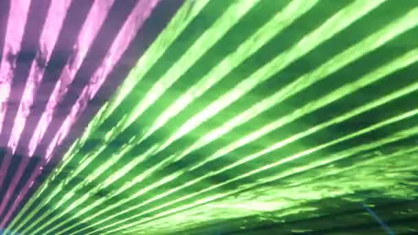 Koncert laserowy pokaz świetlny — Wideo stockowe