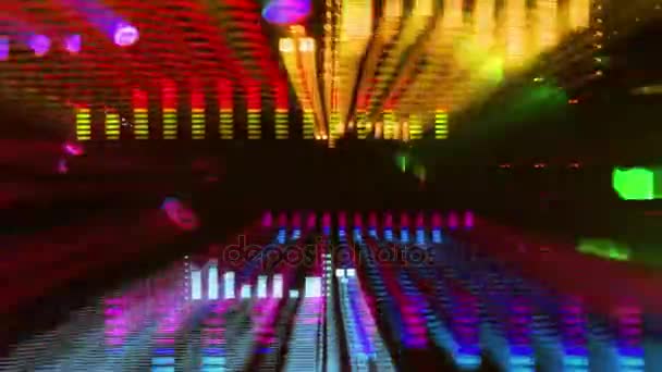 Gek Lichtspectrum — Stockvideo