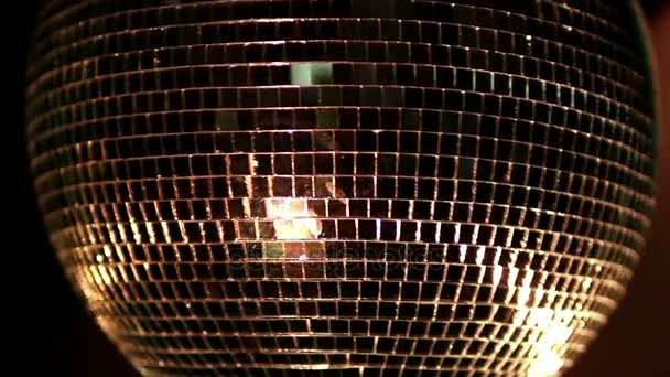 Taneční disco koule — Stock video