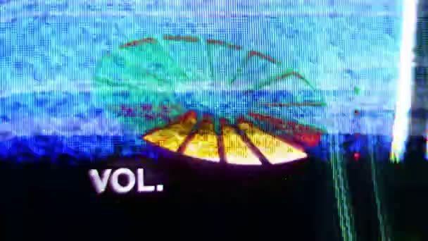 écran volume scintillement 