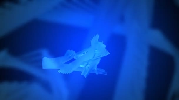 formes géométriques mouvement de rotation arrière-plan 