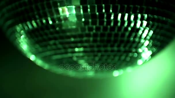 Işıltılı disko topu — Stok video