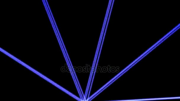 Laser lights creative dance party background — Stock Video