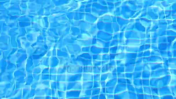 Agua de la piscina — Vídeos de Stock