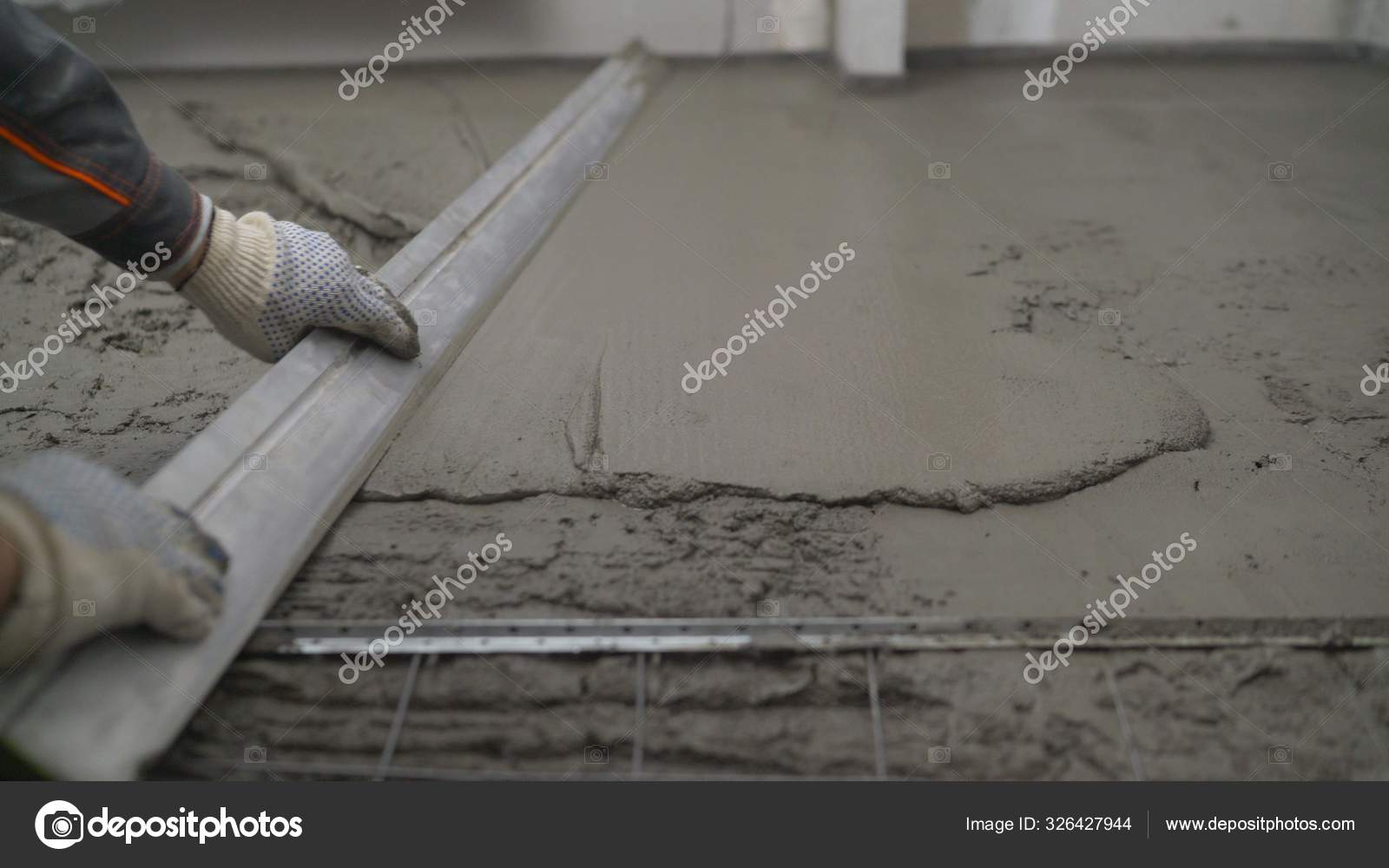 depositphotos 326427944 stock photo leveling the floor with a