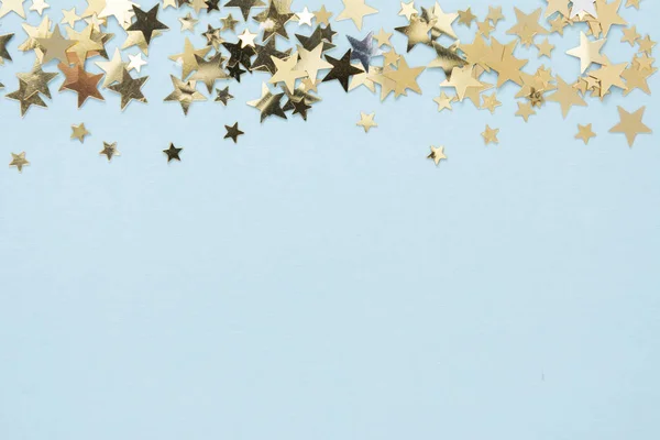 Csillag alakú arany csillám elvont háttér — Stock Fotó