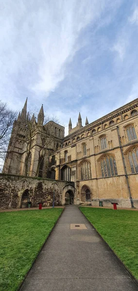 Peterborough Cambridshire, U.K., - January 28, 2020 - lost chapel of virgin Mary Peterborough cathedral historical building, famous place to visit in U.K. — Stock Photo, Image