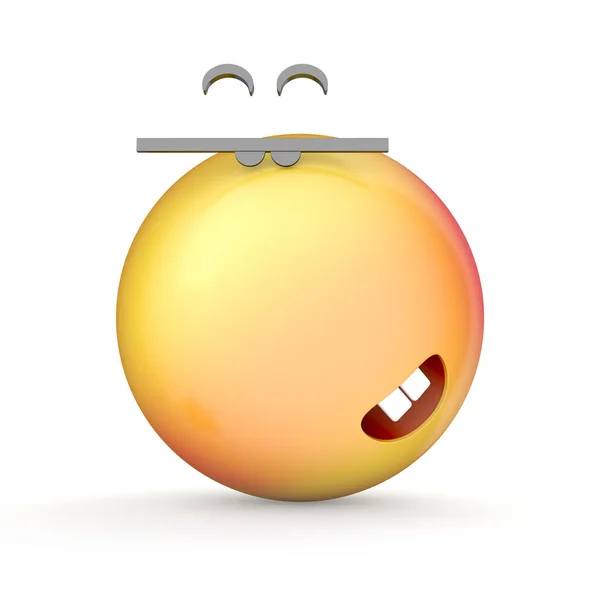 Emoji isolated on white background. 3d illustration — Stock Photo, Image