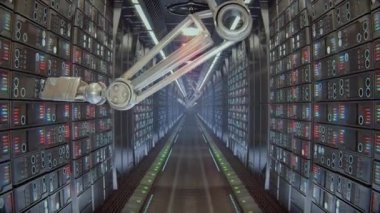Sunucu Oda fütüristik sci fi