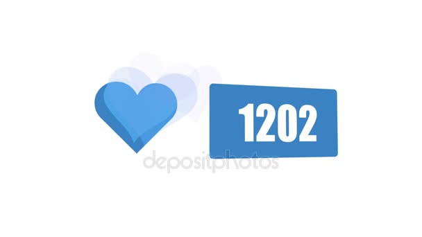 Médias sociaux Grandit animation 4k 