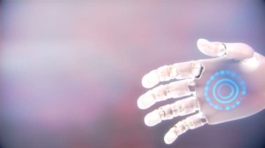 robot el bitcoin para clourful arka planda s taking