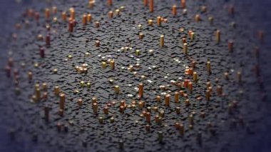 Kripto altın Bitcoin - Btc - Bit sikke para birimi. 3D çizim