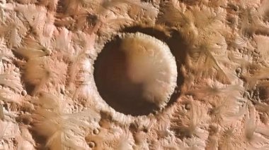 Mars krateri yakınlaştır