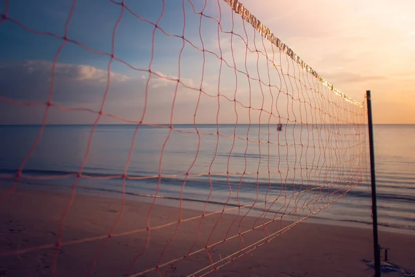 Szolgáltásait Nettó Strandon Elemzéséhez Naplemente Fény Lentonen Chao Lao Strandon — Stock Fotó