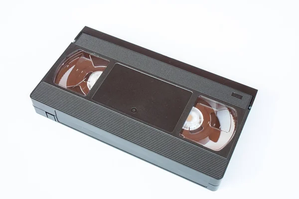 Old Vhs Video Tape Cassette Isolated White Background Stock Photo