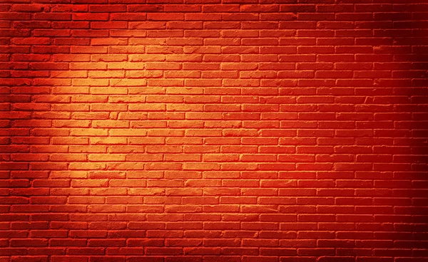 Old Vintage Orange Brick Wall Texture Background Interior Decoration — Stock Photo, Image