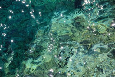 Sakinleştirmek turkuaz su yüzeyi