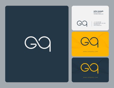 GQ ortak vektör çizim yuvarlak 