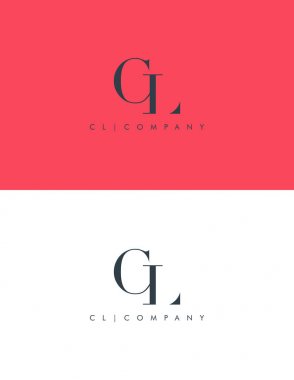 logo vektör kartvizit şablonu için Cl ortak
