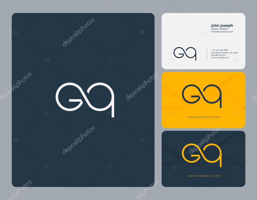 Gq joint round vector illustration