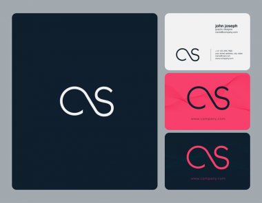 ortak Cs harfler illüstrasyon vektör 