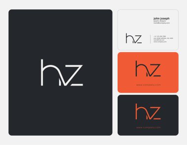 Hz Ortak yuvarlak harfler illüstrasyon vektör 