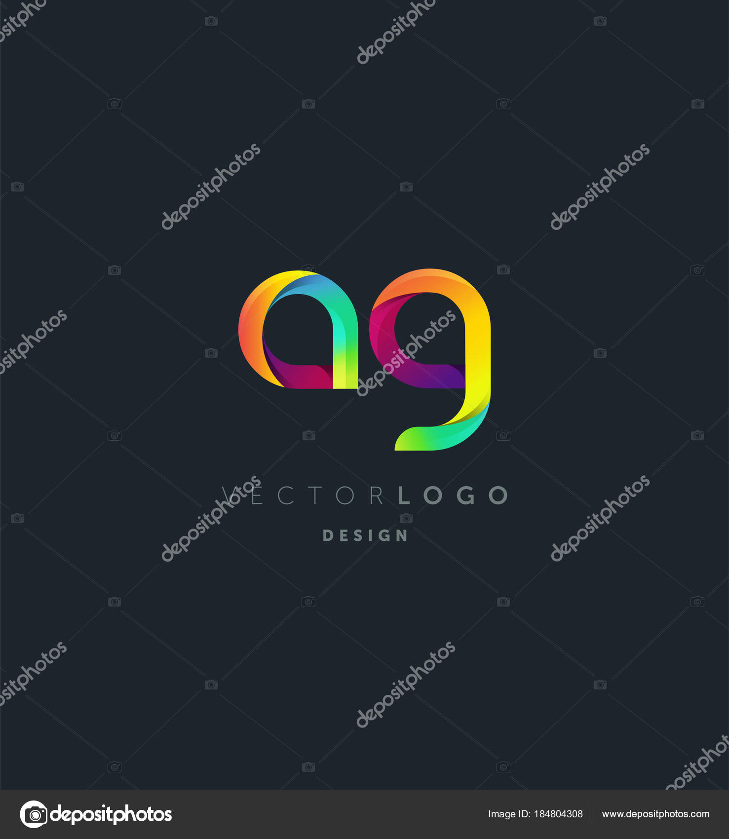 Joint Letters Logo Business Card Template Vector Stock Vector by  ©ajayandzyn@gmail.com 185886034