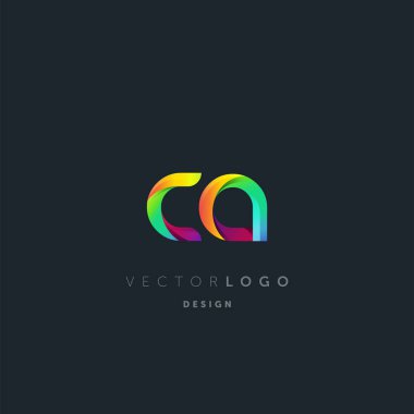 logo ortak Ca için kartvizit şablonu, vektör