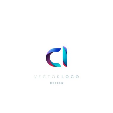 logo ortak CI için kartvizit şablonu, vektör