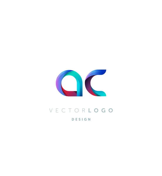 Gezamenlijke Letters Logo Sjabloon Voor Visitekaartjes Vector — Stockvector