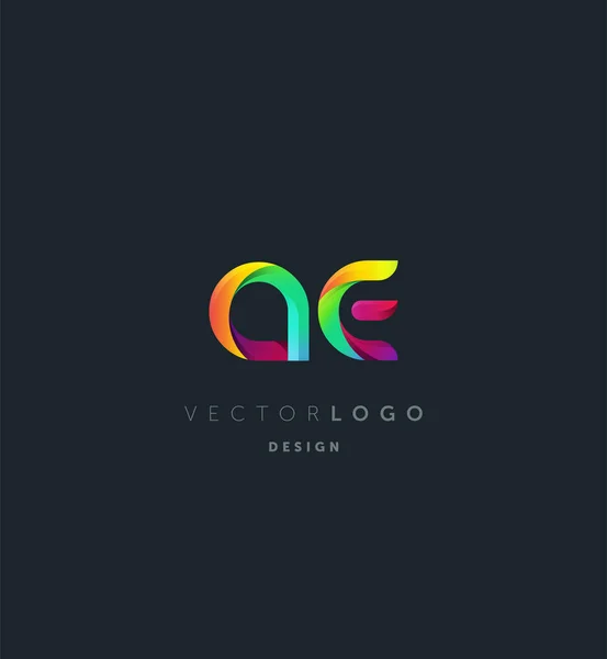 Logo Conjunto Letras Plantilla Tarjeta Visita Vector — Archivo Imágenes Vectoriales